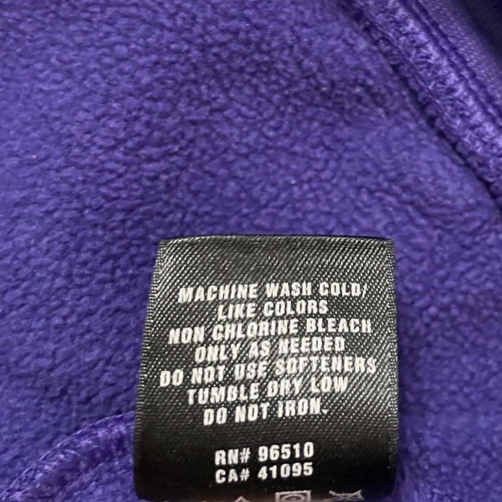 Under Armour Youth Medium Hoodie Purple Neon Logo Loose Fit Girls Sweatshirt - Picture 6 of 6